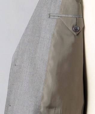 GOTAIRIKU 【御幸毛織】ニュージーランドメリノSuper120'sツイル スーツ グレー系1