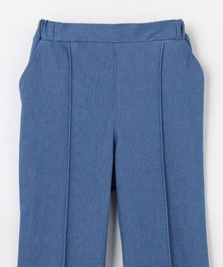 組曲 KIDS 【110-140㎝】フレア デニムパンツ サックスブルー