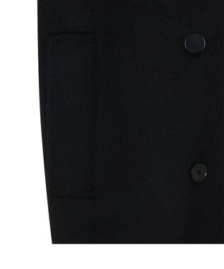 JOSEPH 【WEB＆OUTLET限定】ダブルフェイスウールキャッシュ ショートコート Black