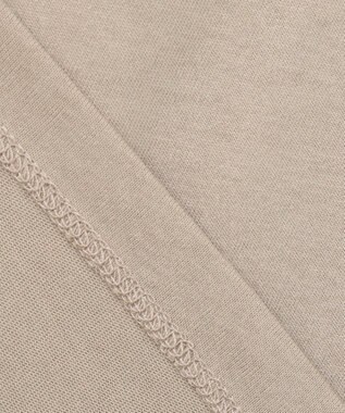 ANY L 【洗濯機可】チビロゴロングスリーブＴシャツ ベージュ