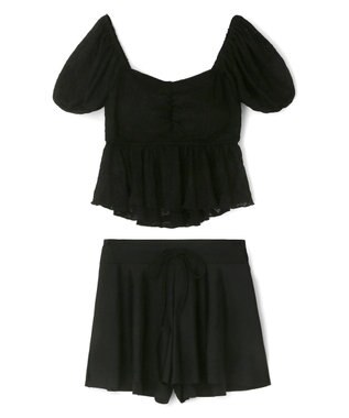 San-ai Resort（三愛水着楽園） 【SALE】３点セット水着　9M【San-ai Resort（サンアイリゾート）】 ブラック