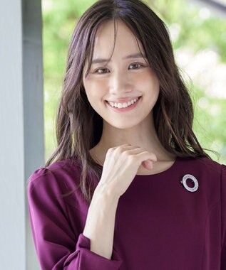 Tiaclasse ガラスサークルブローチ シルバー