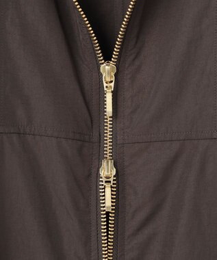 23区 【先行予約】ナイロンタイプライター ダブルジップ ブルゾン ダークブラウン系