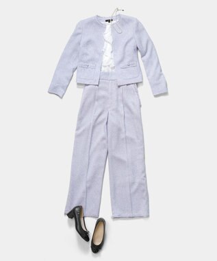 TOCCA 【八木アリサさん着用】【消臭】FROST MIST TWEED パンツ ライラック系5