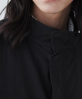 WEGO 【ユニセックス着用ITEM】サイドスリットモッズコート ブラック