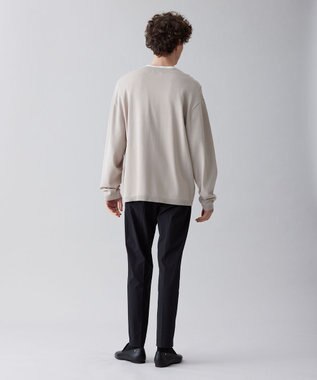 UNFILO MENS 【接触冷感】イージーケア ニットロングTEE [23年春夏商品] アイボリー