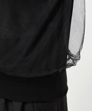 23区 【GOLD LABEL】チュールニット ブラック系