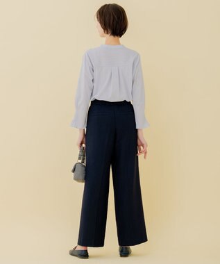 自由区 【XSサイズ～/洗える】トリコットジャージー プルオーバー スカイブルー系1