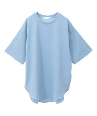 AMERICAN HOLIC ジョーゼットラウンドヘムトップス Light Blue