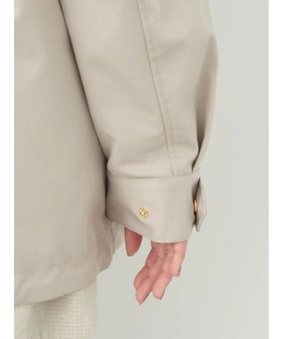 earth music&ecology マルチウェイマウンテンパーカー（ファー） Beige