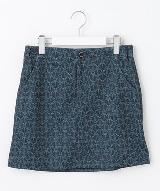 23区GOLF 【WOMEN】ＰＡＲＩＳ柄プリント ダンボール スカート ネイビー系5