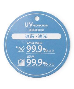 TOCCA 【晴雨兼用】【UVカット99.9%以上・遮光率99.9%・防水・ミニバッグ傘袋付き】CHECKER  CLOVER UMBRELLA 折り畳み傘 ベージュ系