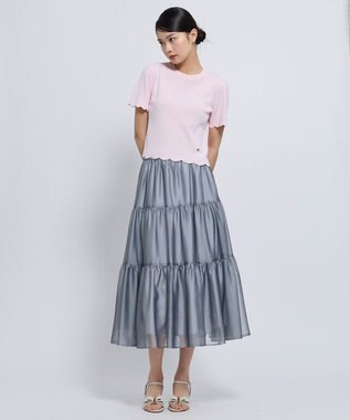 TOCCA LITTLE RIPPLES ニットトップス ピンク系