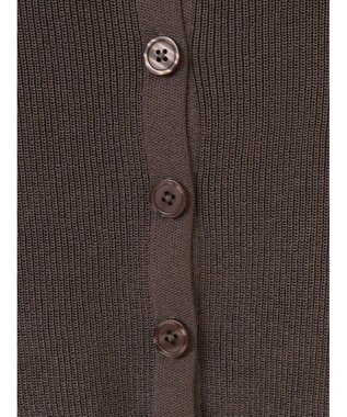 earth music&ecology ＳＥＴ２点襟付きカーディガン＋ニットワンピース Mocha