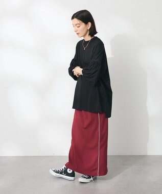 CRAFT STANDARD BOUTIQUE ランタンスリーブチュニック Black