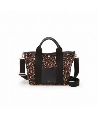 TOPKAPI 【TREASURE TOPKAPI】アニマルジャガード 2WAY ショルダー付き トートバッグ ブラウン