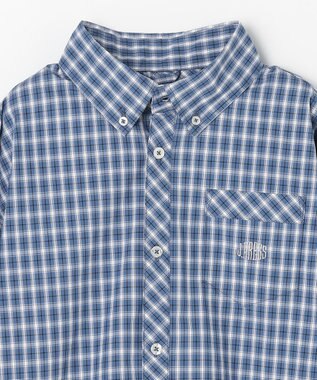 J.PRESS KIDS 【140-170cm】オックス チェックシャツ ブルー系3