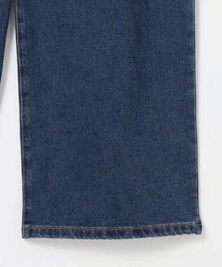 ANY L 【ウエストゴム】タックワイドデニム インディゴ