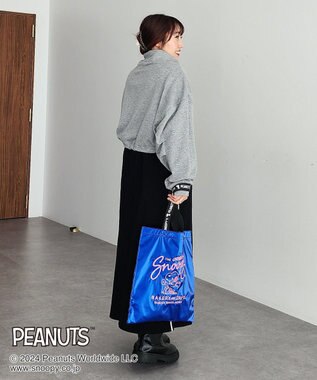CRAFT STANDARD BOUTIQUE 【PEANUTS】メタリックロゴハンドルトート Blue