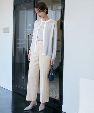 自由区 L 【セット可】ラミーブッチャー パンツ アイボリー系