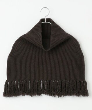 #Newans カシミヤブレンドバルキースヌードベスト ダークブラウン系