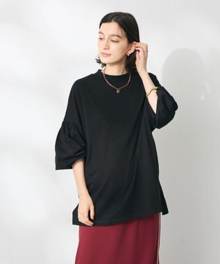 CRAFT STANDARD BOUTIQUE ランタンスリーブチュニック Black