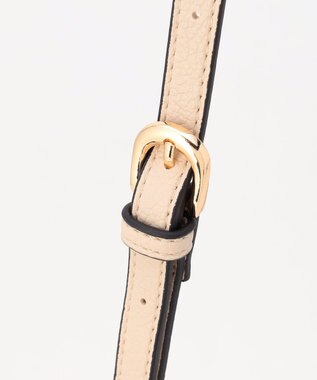 組曲 フロントベルト2WAYハンド バッグ グレージュ系