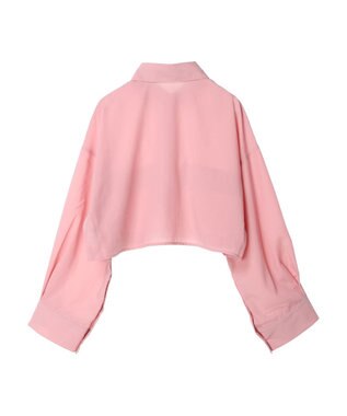 earth music&ecology ビッグポケットショートシャツ Light Pink