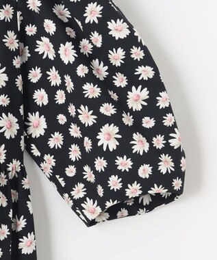 組曲 L 【組曲×setsuko sagittaire】ハイカウントストレッチプリントワンピース ブラック系6