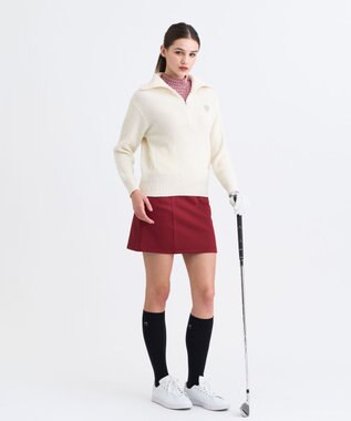 23区GOLF 【WOMEN】ライトダンボールストレッチスカート ネイビー系