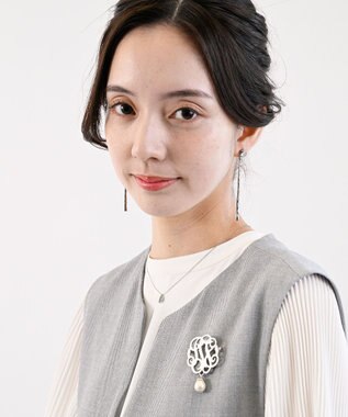 blancotokyo 【金属アレルギー対応】ドロップモチーフネックレス RUGIADA シルバー