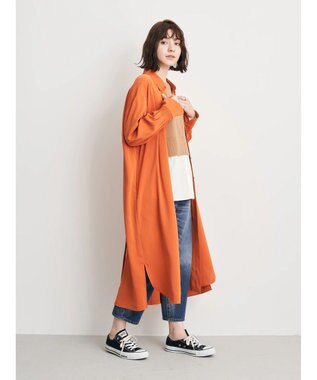 バックプリーツデザインシャツワンピース Yecca Vecca ファッション通販 公式通販 オンワード クローゼット