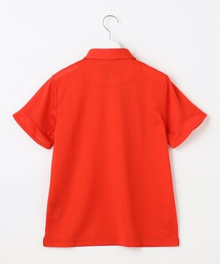 23区GOLF 盛夏対応のマルチ機能【接触冷感・UVケア・吸水速乾】【WOMEN】 カノコシャツ オレンジ系