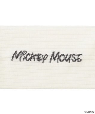 earth music&ecology 【予約】Disney/アソート刺繍入り靴下 チャコールグレー