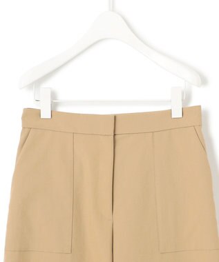 ICB 【洗える】ストレッチピーチツイル バレルパンツ チノ系