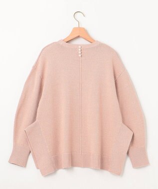 組曲 S SOBANEラメプルオーバー ニット ピンクベージュ系