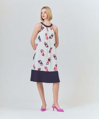GRACE CONTINENTAL マリンホルタードレス