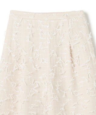 GRACE CONTINENTAL リボンヤーンフレアパンツ キナリ