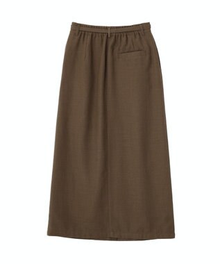 CRAFT STANDARD BOUTIQUE リネンライクラップ風スカート Brown