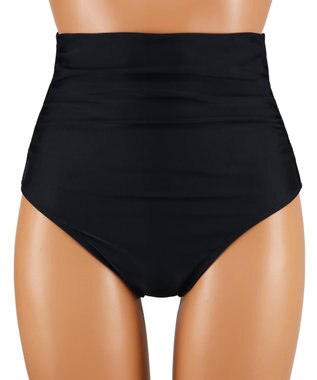 San-ai Resort（三愛水着楽園） パフスリーブノンワイヤービキニ　9M　【San-ai Resort（サンアイリゾート）】 ベージュ×ブラック