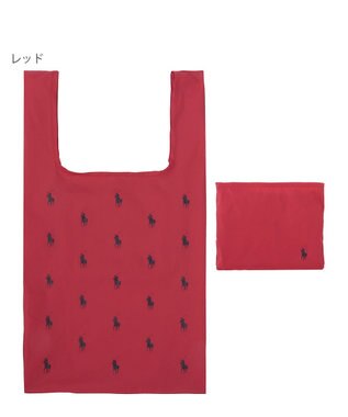 MOONBAT POLO RALPH LAUREN ポロポニー ポケッタブル レインバック レッド