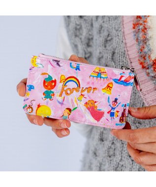 tsumori chisato CARRY ピーターパン フラグメントケース キャッシュレス 財布 ピンク