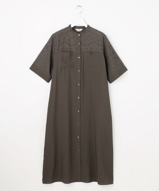 J.PRESS LADIES S 【WEB限定カラーあり】エンブロイダリー シャツ ワンピース