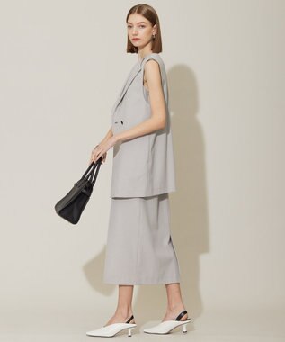 ICB 【接触冷感・UVケア・撥水・洗える】 LooseWeave ノーカラージレ トープ系