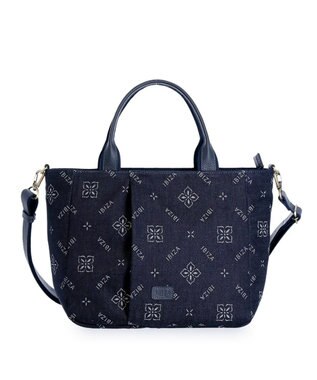 IBIZA アスール　ロゴデニム　2WAYバッグ