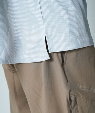 FILA GOLF／marie claire 【Kappa】柄半袖ポロシャツ ホワイト