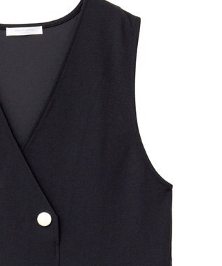 Green Parks ジャケット風ジャンパースカート Black