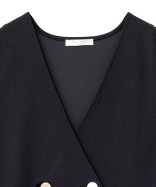 Green Parks ジャケット風ジャンパースカート Black