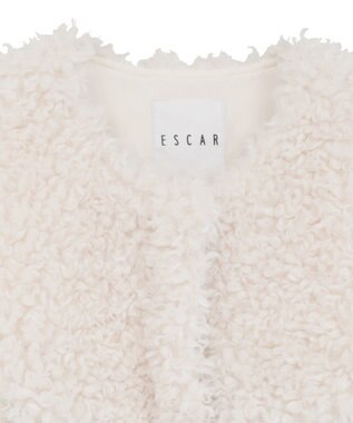 Green Parks ■ESCAR フラッフィーブルゾン Ivory