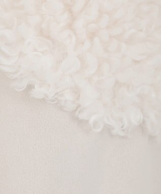 Green Parks ■ESCAR フラッフィーブルゾン Ivory